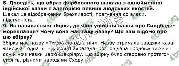 ГДЗ Зарубіжна література 5 клас Волощук 2018