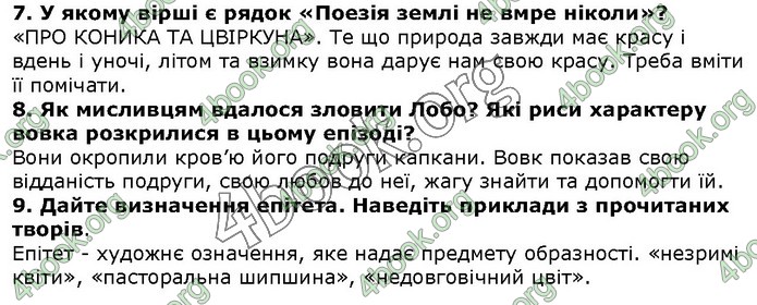 ГДЗ Зарубіжна література 5 клас Волощук 2018