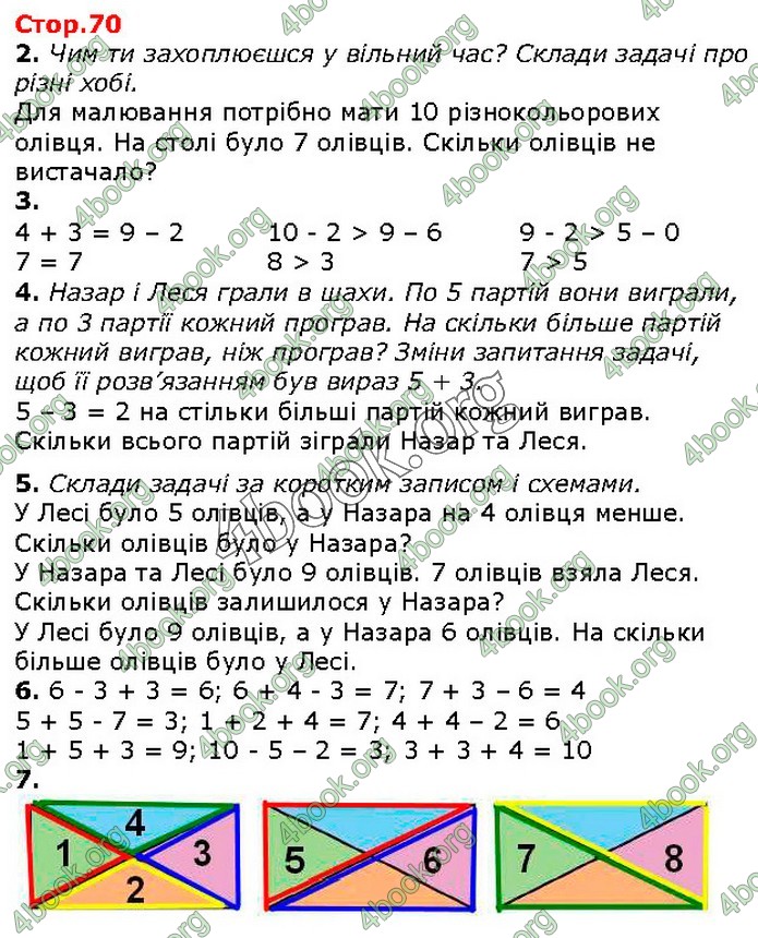 ГДЗ Математика 1 клас Лишенко 2018
