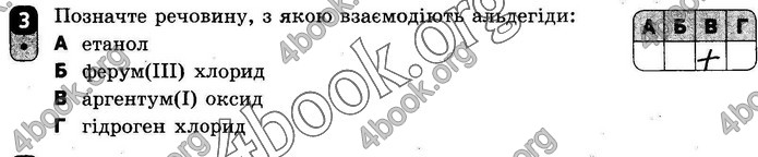 ГДЗ Зошит оцінювання Хімія 10 клас Григоровіч