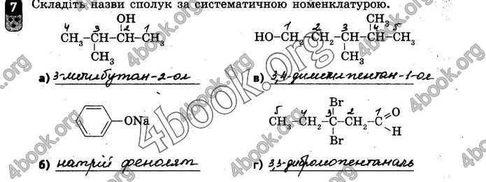 ГДЗ Зошит оцінювання Хімія 10 клас Григоровіч