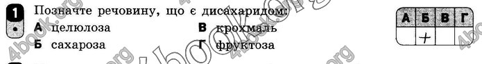 ГДЗ Зошит оцінювання Хімія 10 клас Григоровіч