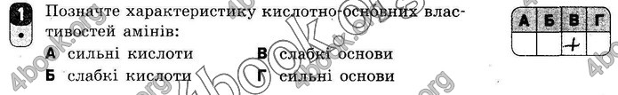 ГДЗ Зошит оцінювання Хімія 10 клас Григоровіч