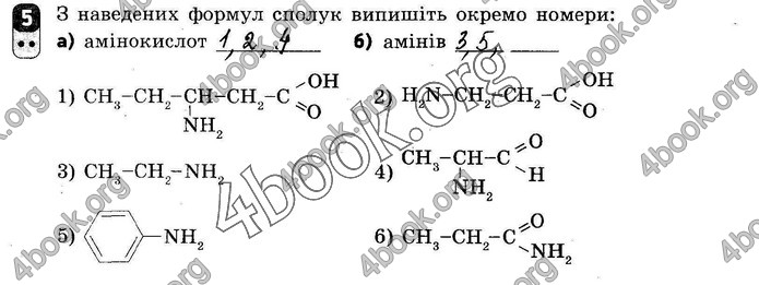 ГДЗ Зошит оцінювання Хімія 10 клас Григоровіч