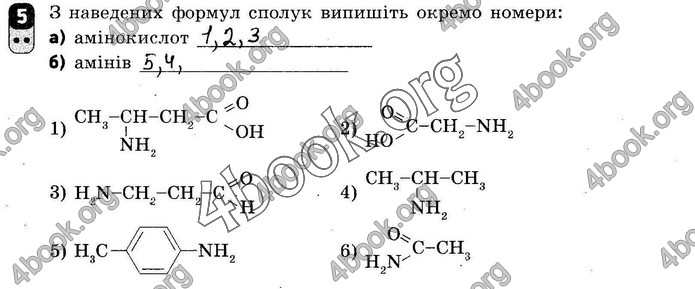 ГДЗ Зошит оцінювання Хімія 10 клас Григоровіч