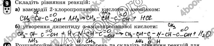 ГДЗ Зошит оцінювання Хімія 10 клас Григоровіч