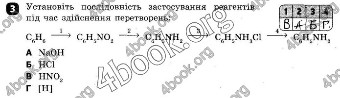 ГДЗ Зошит оцінювання Хімія 10 клас Григоровіч