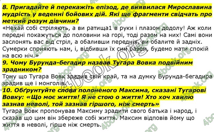 ГДЗ Українська література 7 клас Авраменко