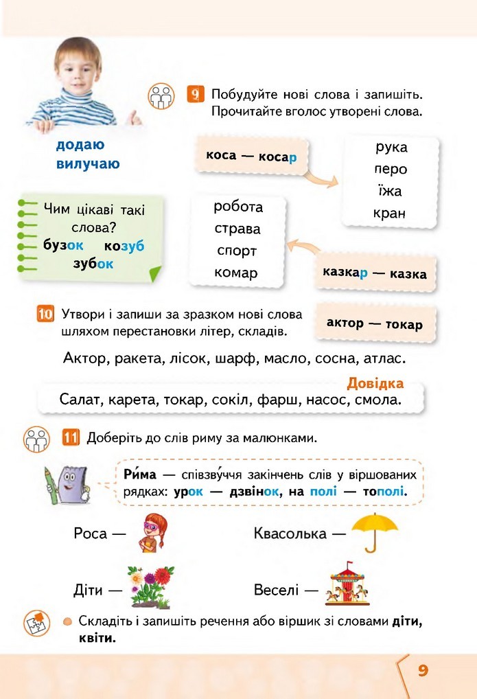 Українська мова та читання 2 клас Вашуленко 2019 (1 ЧАСТИНА)