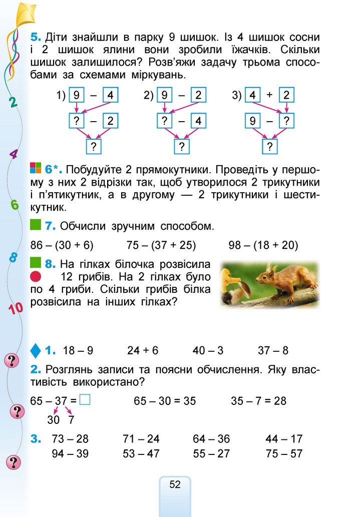 Математика 2 клас Лишенко 2019