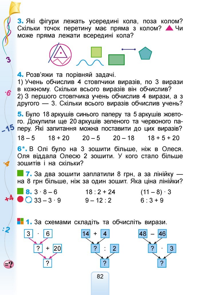Математика 2 клас Лишенко 2019