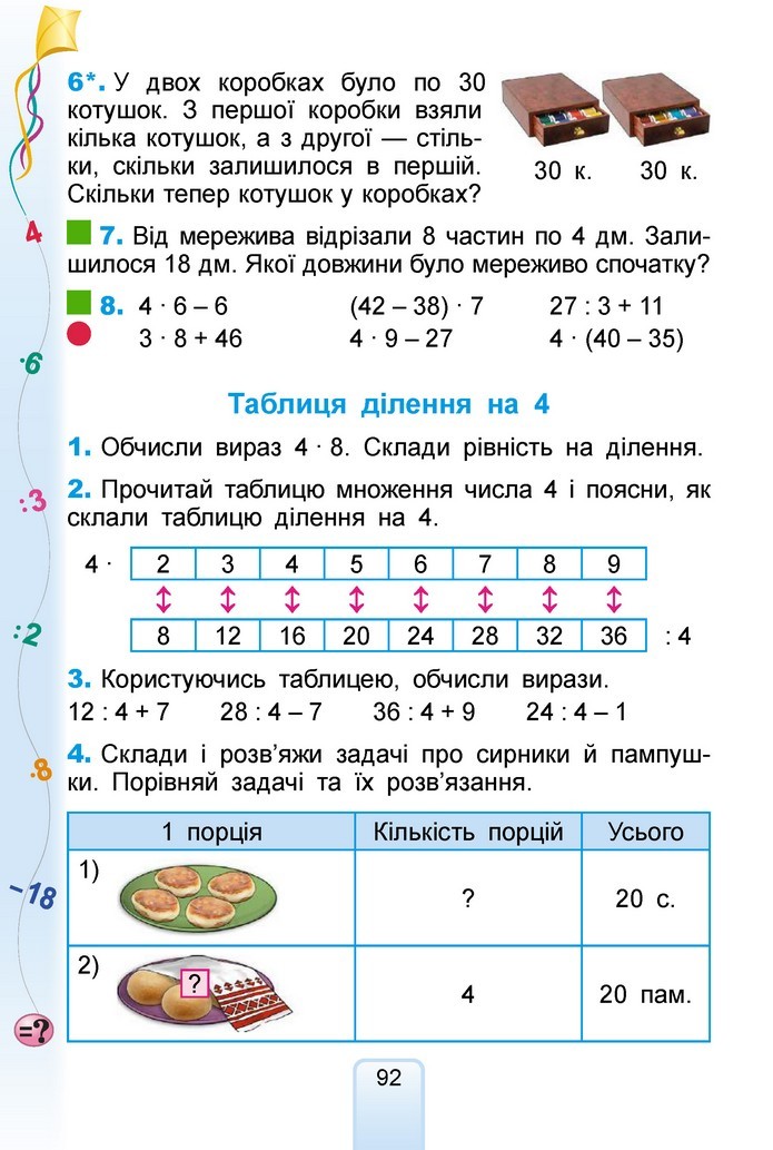 Математика 2 клас Лишенко 2019