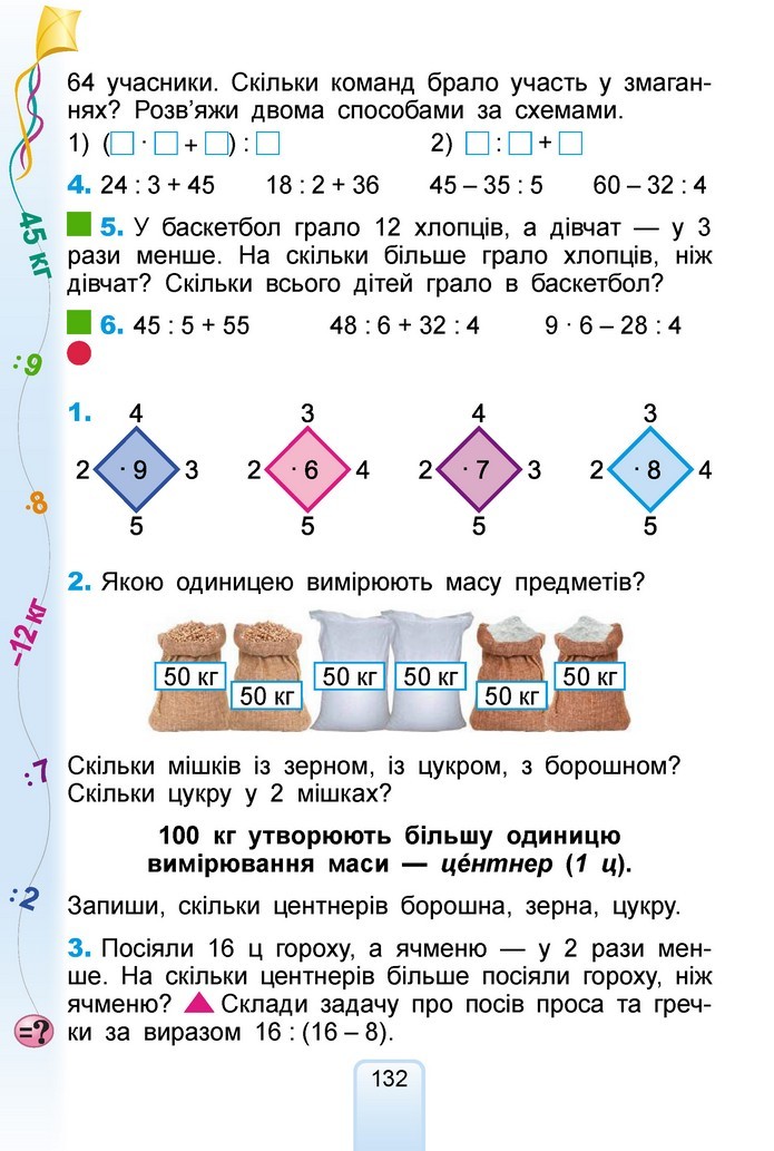 Математика 2 клас Лишенко 2019