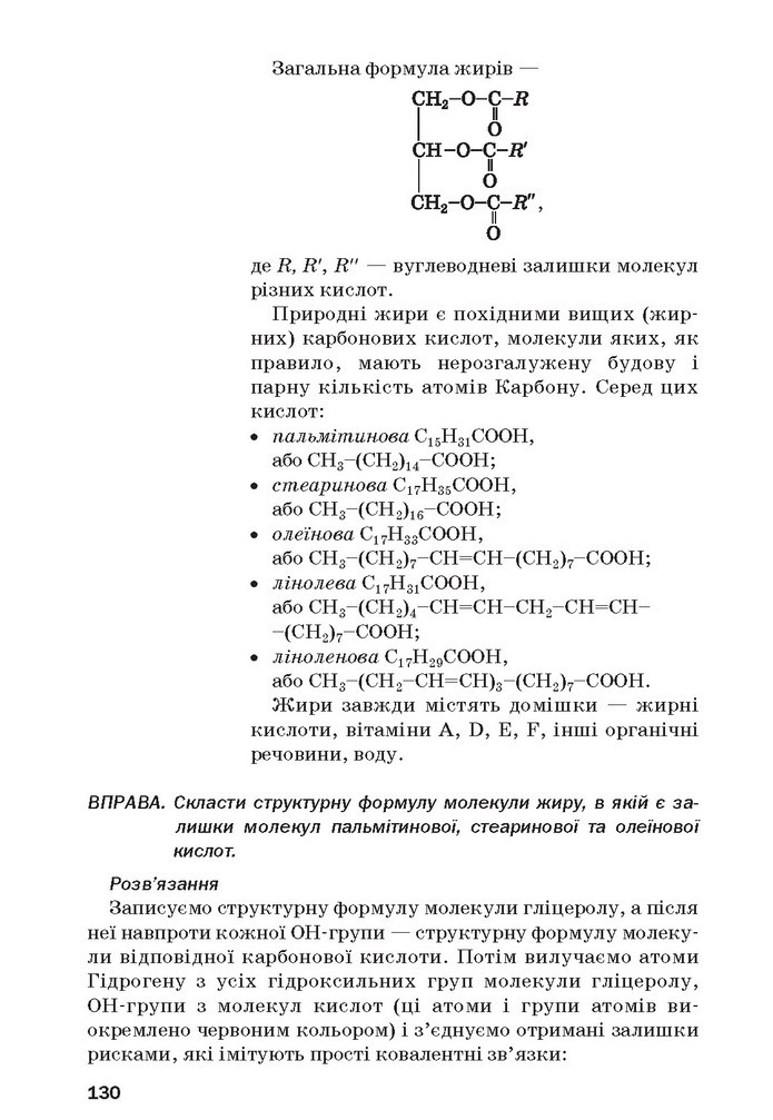 Хімія 10 клас Попель 2018