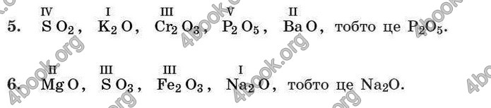 Відповіді Хімія 7 клас Буринська 2007
