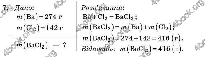 Відповіді Хімія 7 клас Буринська 2007