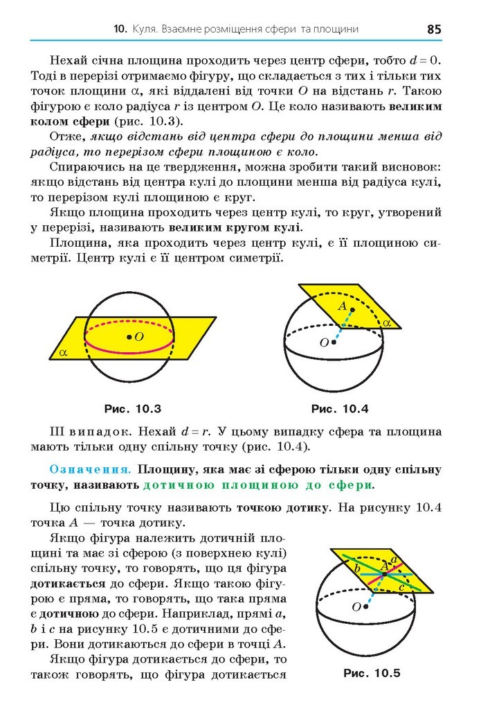 Геометрія 11 клас Мерзляк 2019