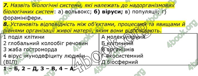 Біологія 9 клас Остапченко ГДЗ