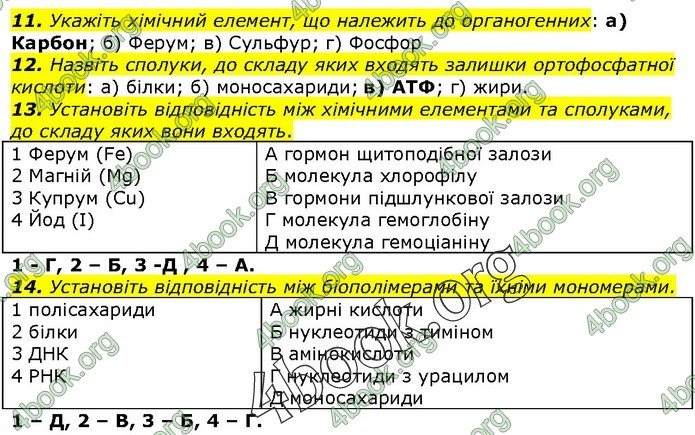 Біологія 9 клас Остапченко ГДЗ