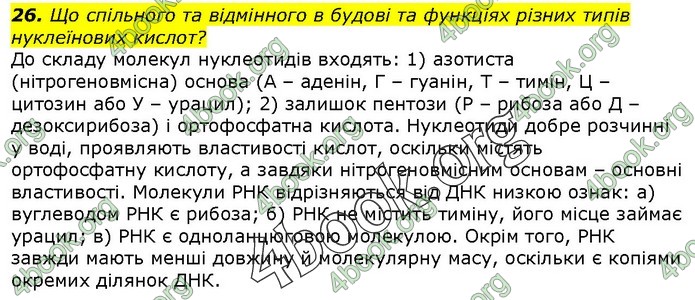 Біологія 9 клас Остапченко ГДЗ