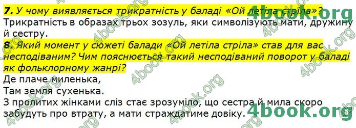 Українська література 9 клас Авраменко ГДЗ