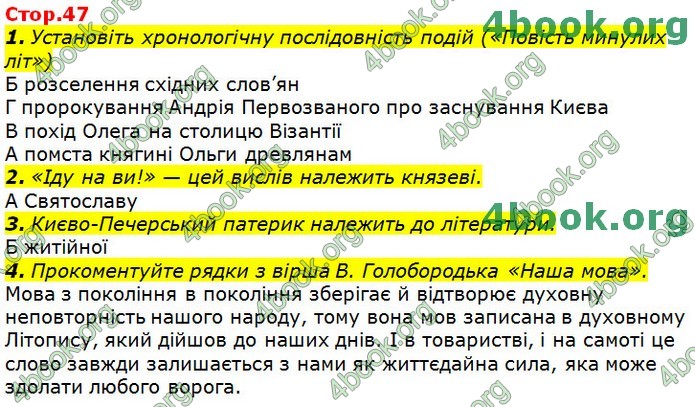 Українська література 9 клас Авраменко ГДЗ