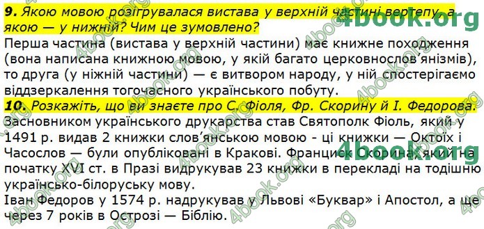 Українська література 9 клас Авраменко ГДЗ