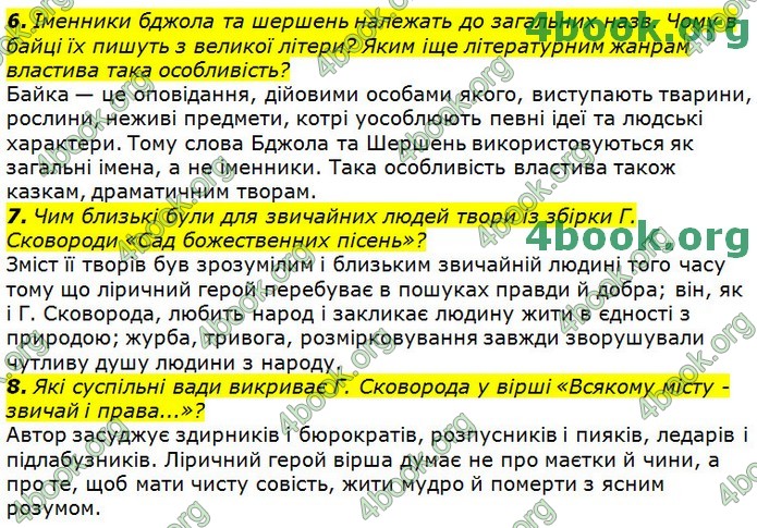 Українська література 9 клас Авраменко ГДЗ