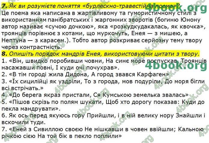 Українська література 9 клас Авраменко ГДЗ