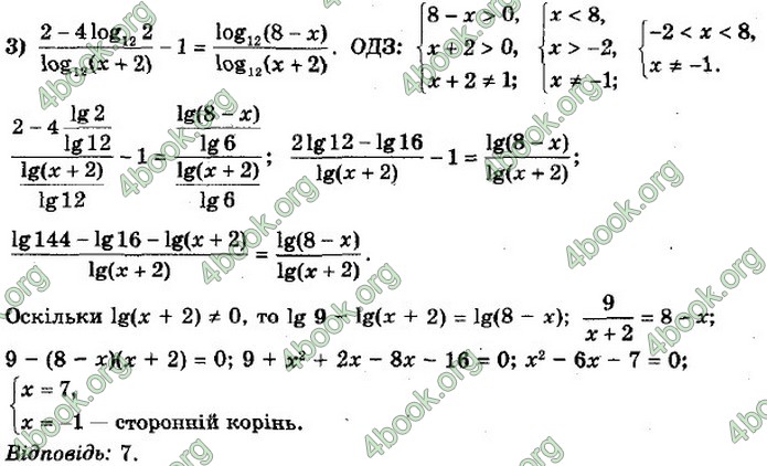 ГДЗ Алгебра 11 клас Мерзляк 2019