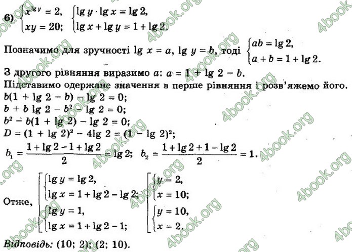 ГДЗ Алгебра 11 клас Мерзляк 2019