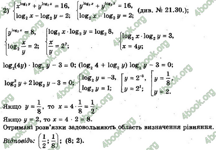 ГДЗ Алгебра 11 клас Мерзляк 2019