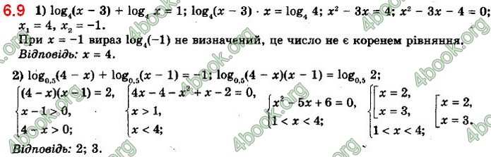 ГДЗ Математика 11 клас Мерзляк 2019