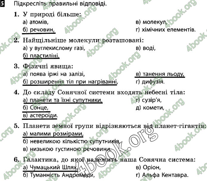 Зошит Природознавство 5 клас Демічева (Ярошенко)