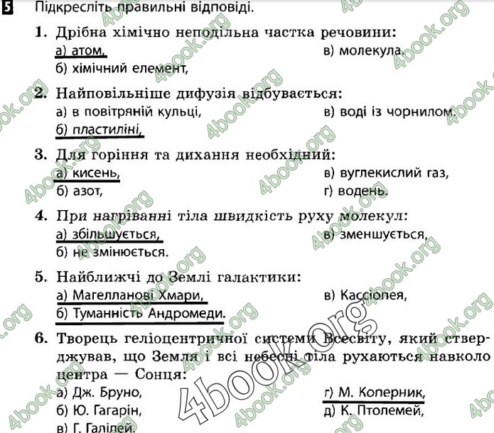 Зошит Природознавство 5 клас Демічева (Ярошенко)