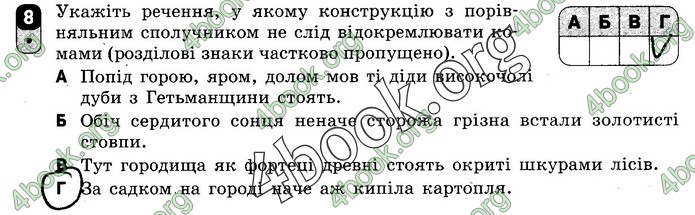 Зошит Українська мова 8 клас Жовтобрюх