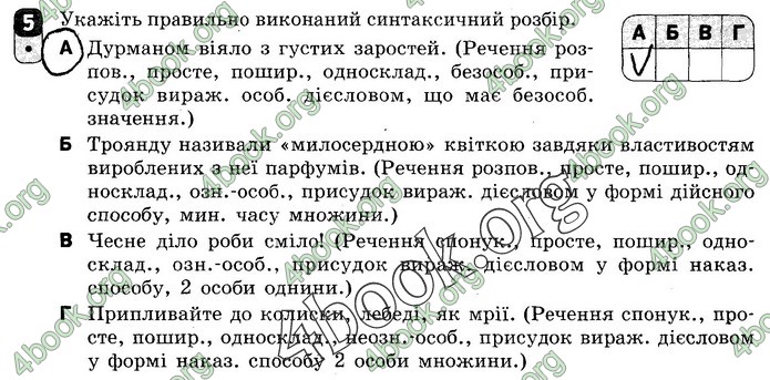 Зошит Українська мова 8 клас Жовтобрюх