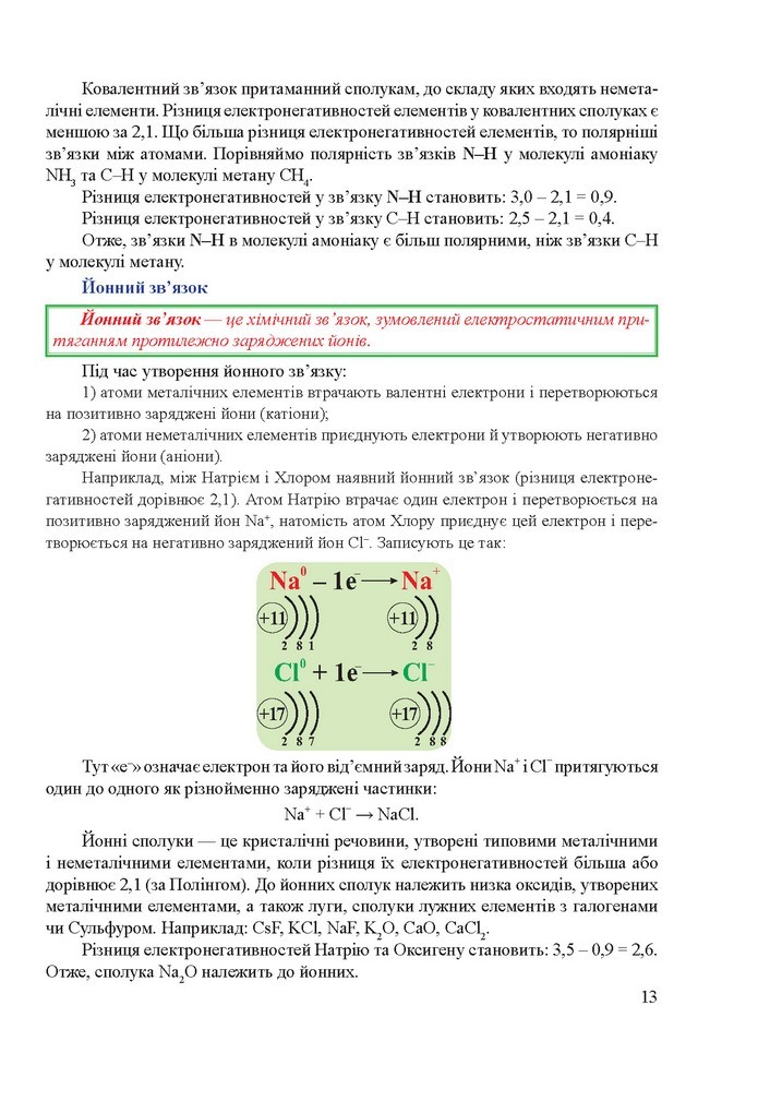 Хімія 9 клас Березан 2017