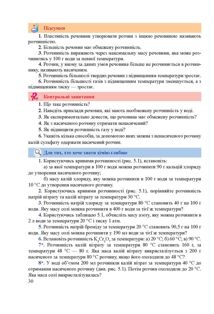 Хімія 9 клас Березан 2017