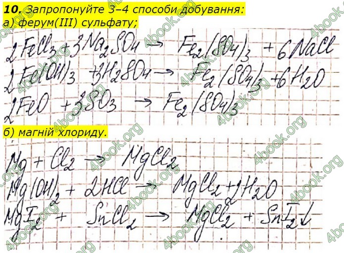 Хімія 9 клас Березан. ГДЗ