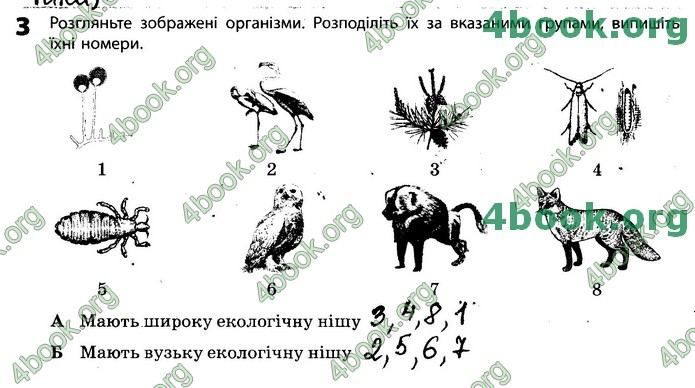 Зошит Біологія 11 клас Задорожний 2019. ГДЗ