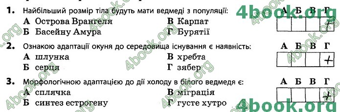 Зошит Біологія 11 клас Задорожний 2019. ГДЗ