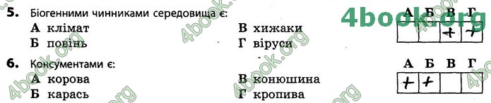 Зошит Біологія 11 клас Задорожний 2019. ГДЗ