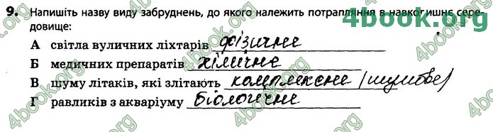 Зошит Біологія 11 клас Задорожний 2019. ГДЗ