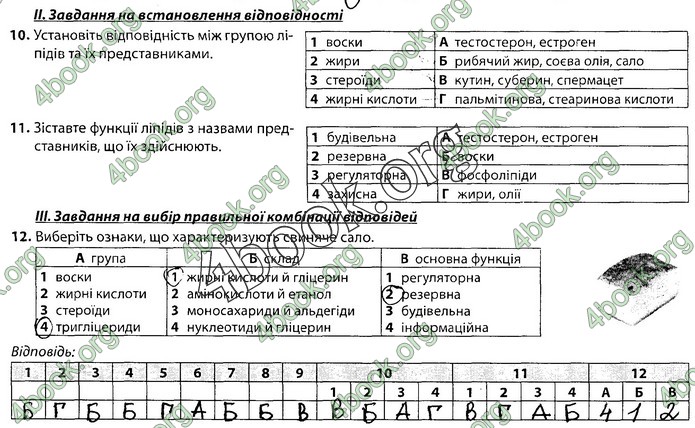 Збірник Біологія 9 клас Соболь