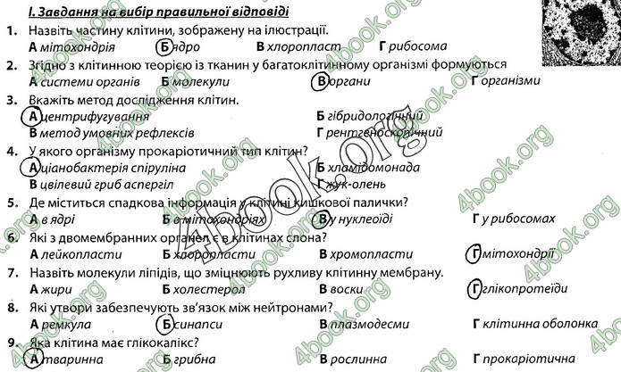 Збірник Біологія 9 клас Соболь