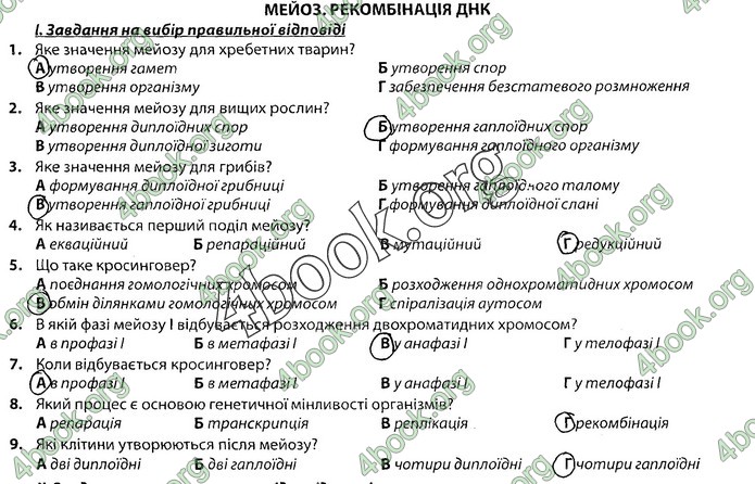 Збірник Біологія 9 клас Соболь