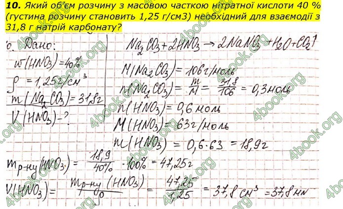 Хімія 9 клас Березан. ГДЗ