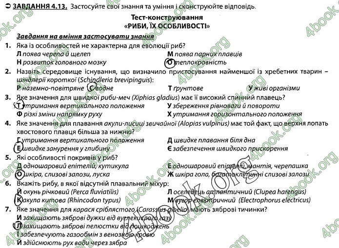 Збірник Біологія 7 клас Соболь