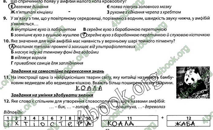 Збірник Біологія 7 клас Соболь